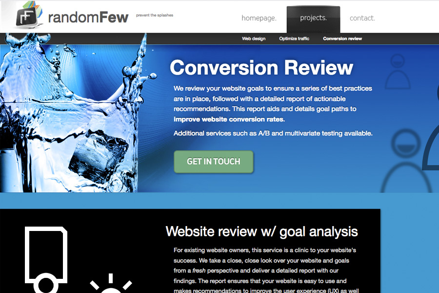 Site conversion review