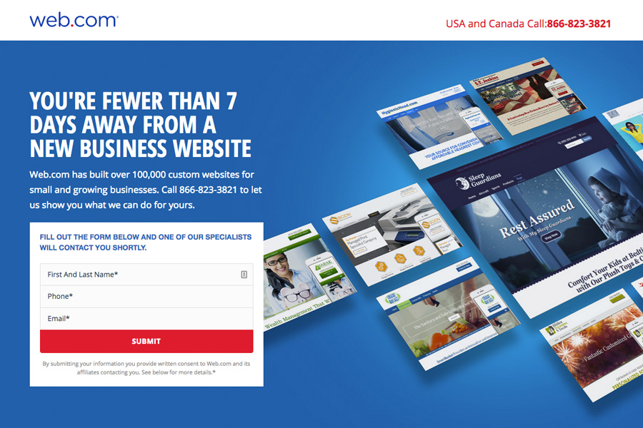 Web.com Custom Websites